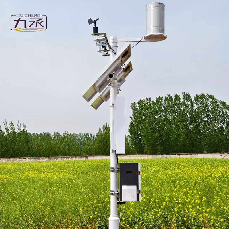 諸城氣象局煙草站，農業氣象站安裝